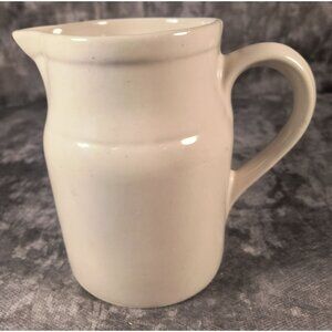 Vintage Grespots Digoin Cream Ceramic Milk Jug France